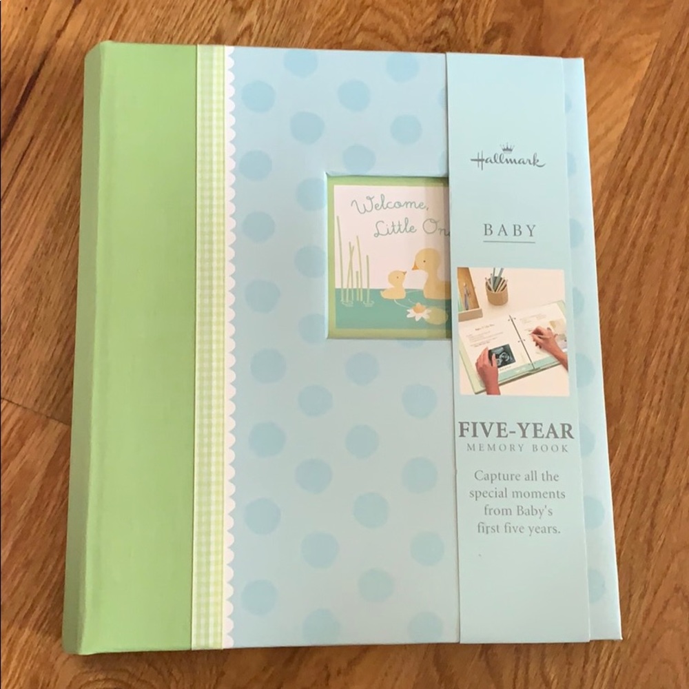 Five year memory baby book